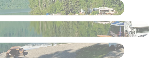 3 horizontal lines with a forest pattern