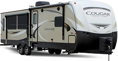 Cutout of a cougar RV