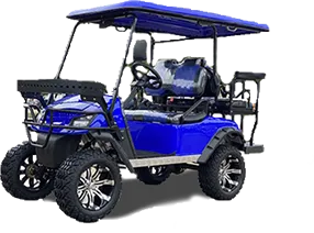 Cutout of a Golf Cart
